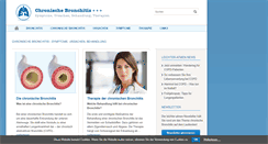 Desktop Screenshot of chronische-bronchitis.net